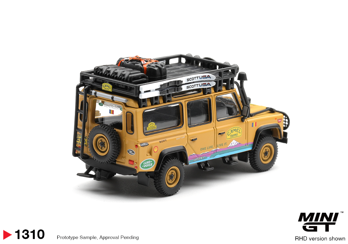 (Pre-Order)Land Rover Defender 110 1998 Camel Trophy Tierra del Fuego CT.36 Romania (Box Packaging)