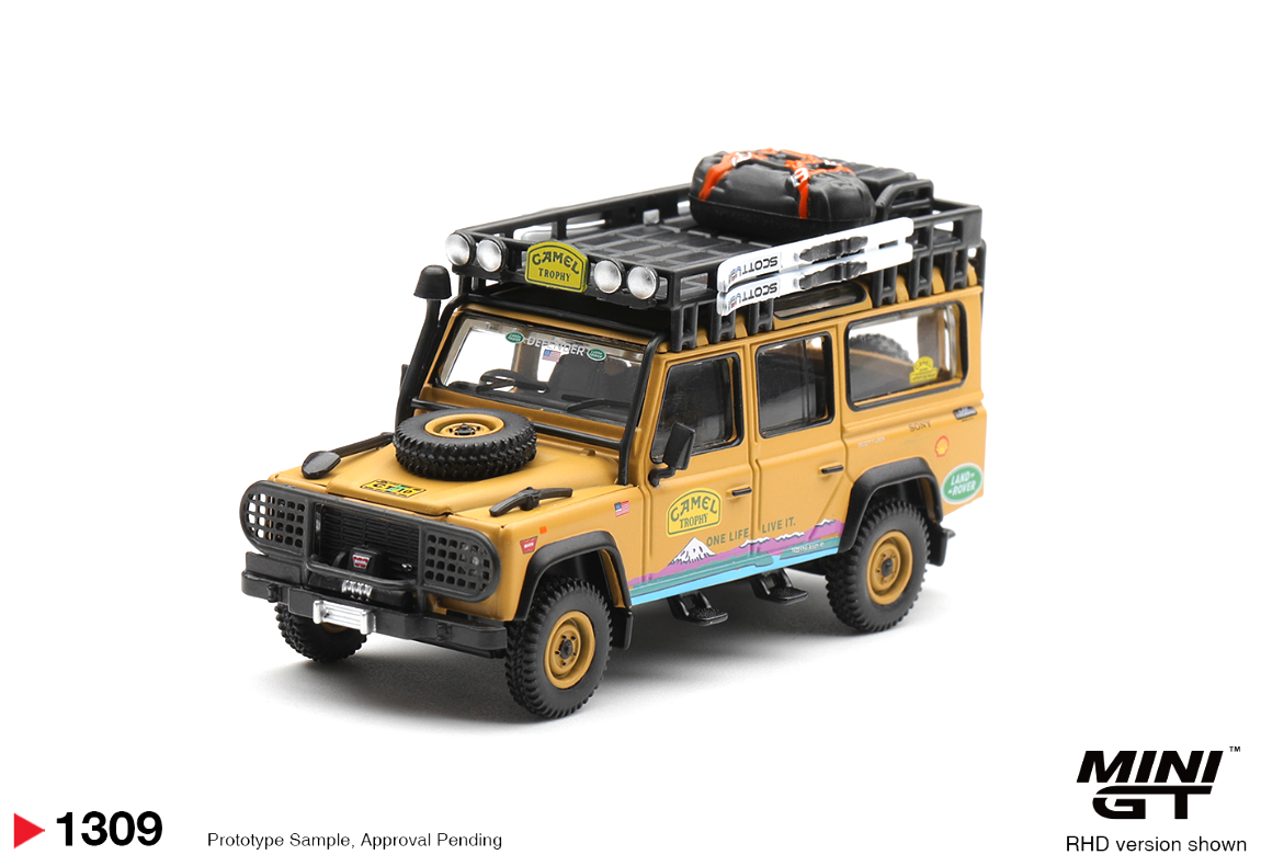 (Pre-Order)Land Rover Defender 110 1998 Camel Trophy Tierra del Fuego CT.10 USA (Box Packaging)