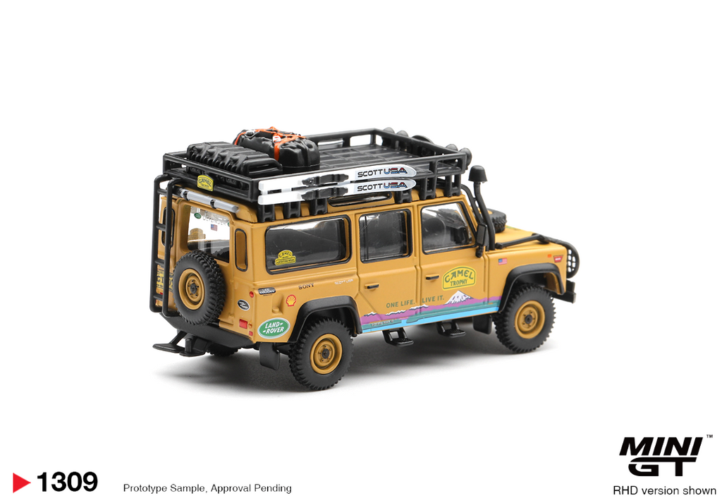 (Pre-Order)Land Rover Defender 110 1998 Camel Trophy Tierra del Fuego CT.10 USA (Box Packaging)