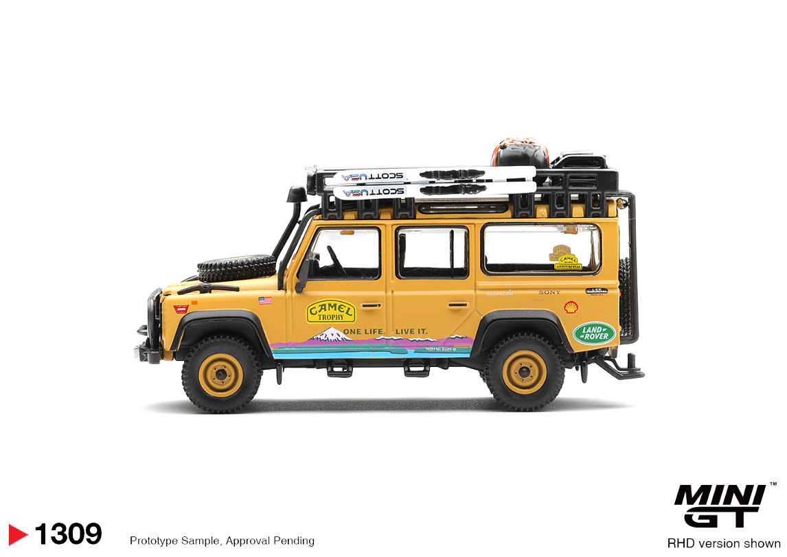(Pre-Order)Land Rover Defender 110 1998 Camel Trophy Tierra del Fuego CT.10 USA (Box Packaging)