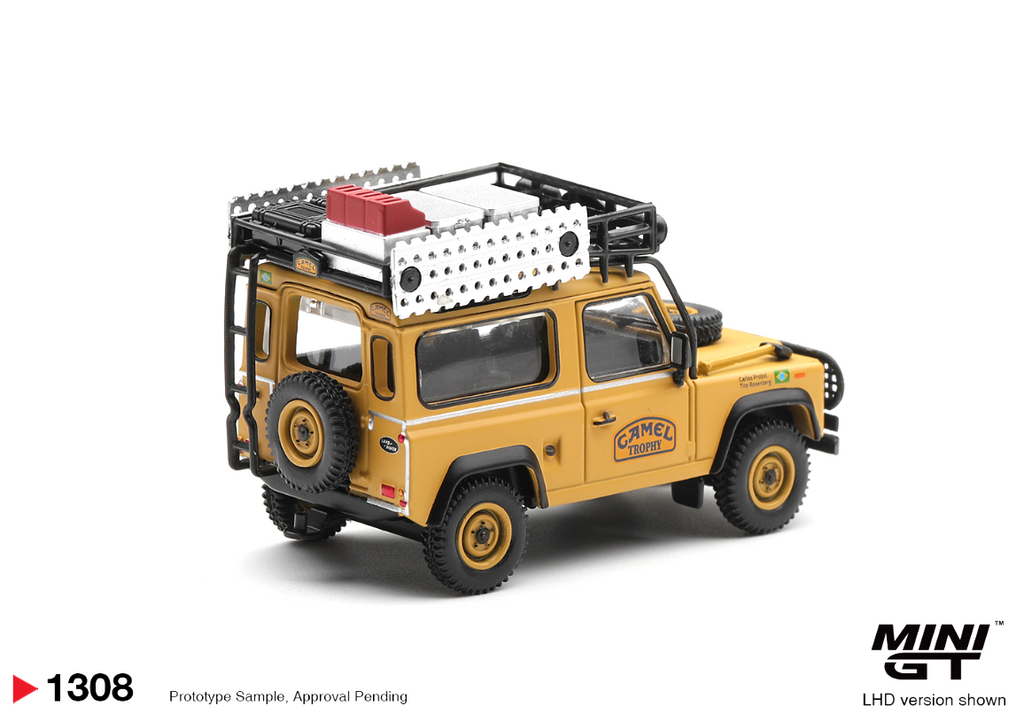 (Pre-Order)Land Rover Defender 90 1985 Camel Trophy Borneo Team Japan (Box Packaging)