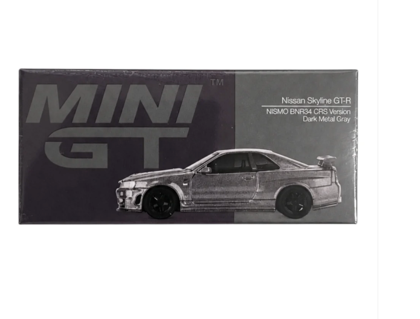Nissan Skyline GT-R Dark Metal Gray (NISMO BNR34 CRS Version) #1160 (Box Version)