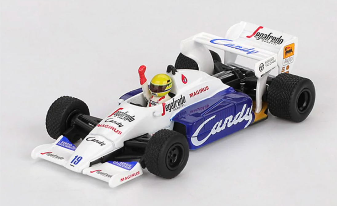 Toleman TG184 #19 Ayrton Senna 1984 Monaco Grand Prix 2nd Place ##1118 (Blister Version) (Copy)