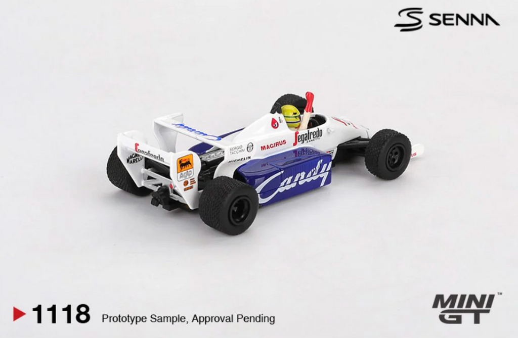 Toleman TG184 #19 Ayrton Senna 1984 Monaco Grand Prix 2nd Place ##1118 (Blister Version) (Copy)