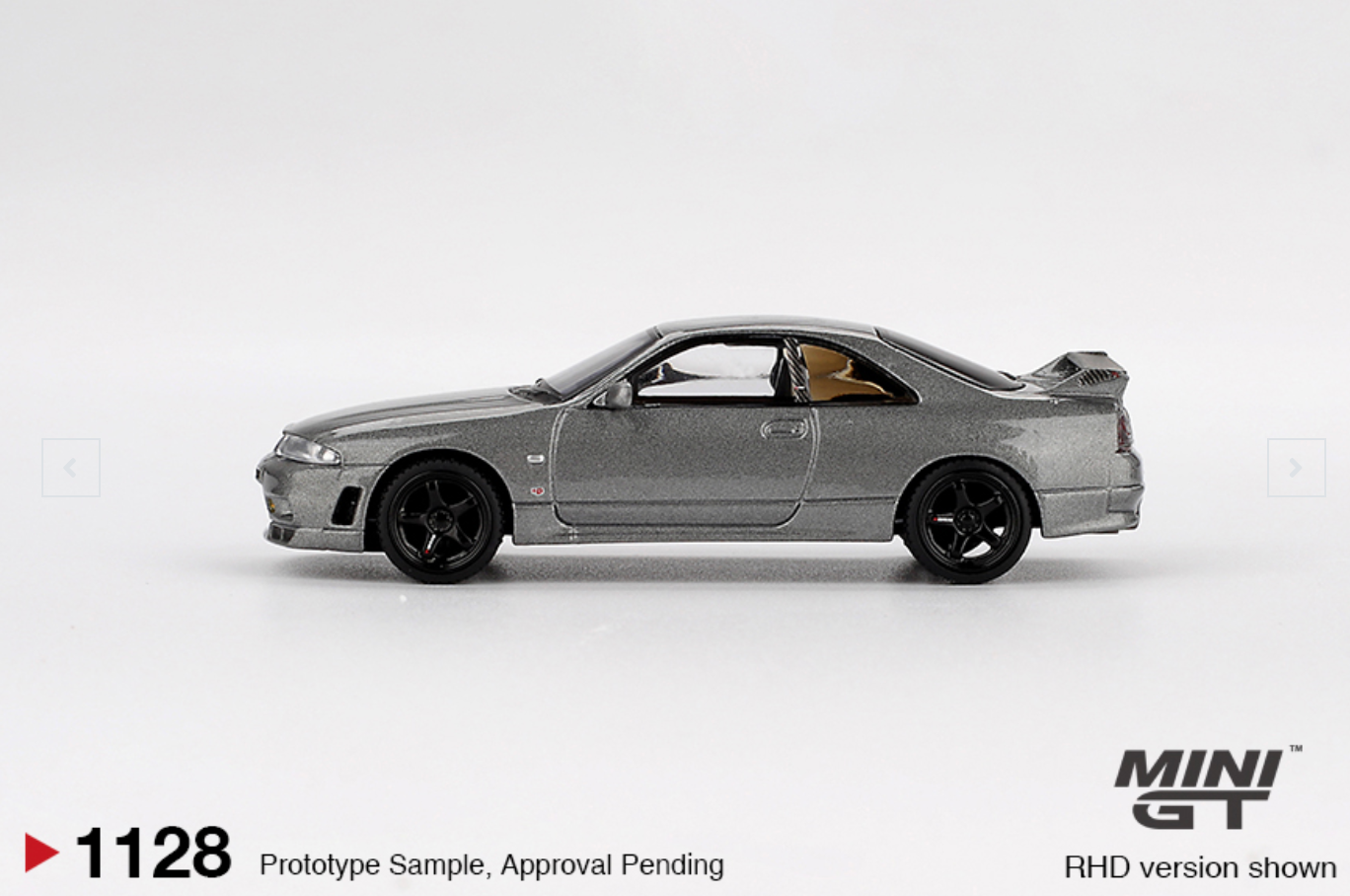 NISSAN Skyline GT-R Dark Metal Gray (NISMO BCNR33 CRS Version) #1128 (Box Version)