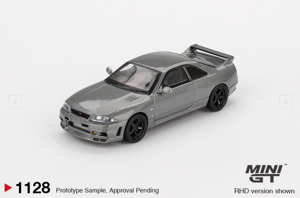 NISSAN Skyline GT-R Dark Metal Gray (NISMO BCNR33 CRS Version) #1128 (Box Version)