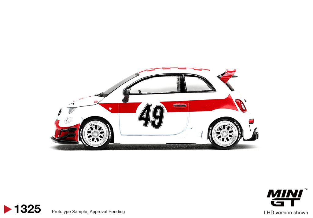 (Pre-Order)Abarth 595 LB-WORKS x Abas Works 1000 TC Tribute #1325 (Box)