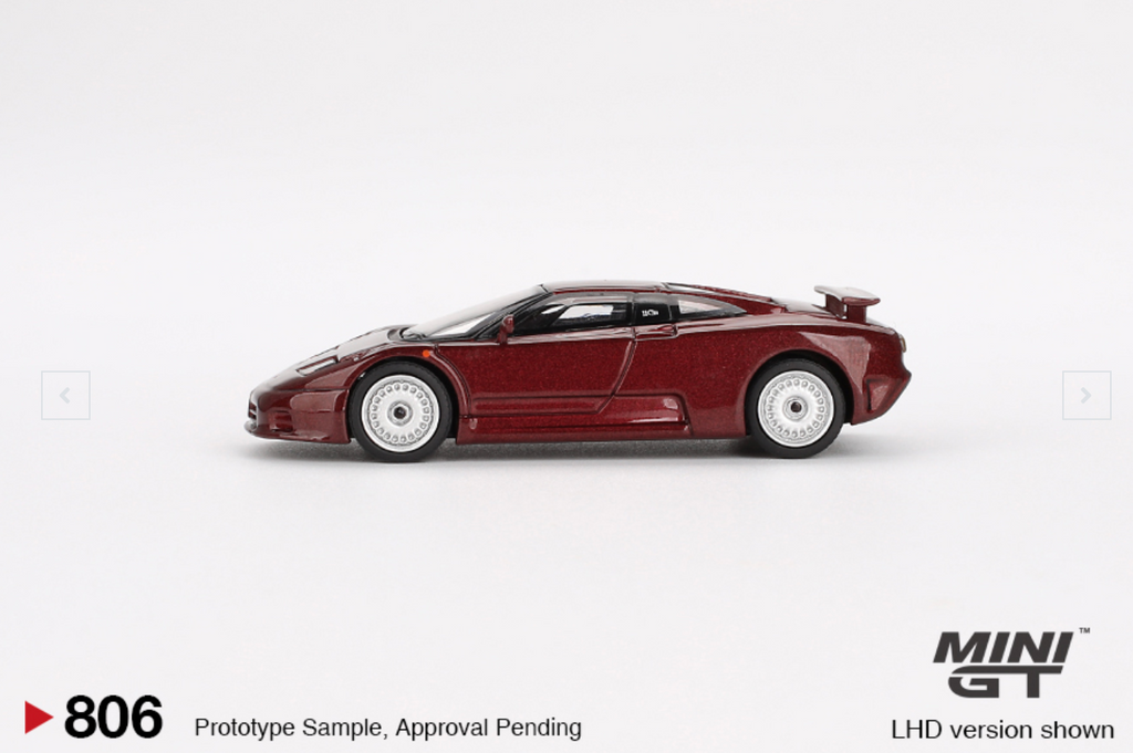 (Pre-Order)Bugatti EB110 GT Dark Red Metallic #806 (Box Version)