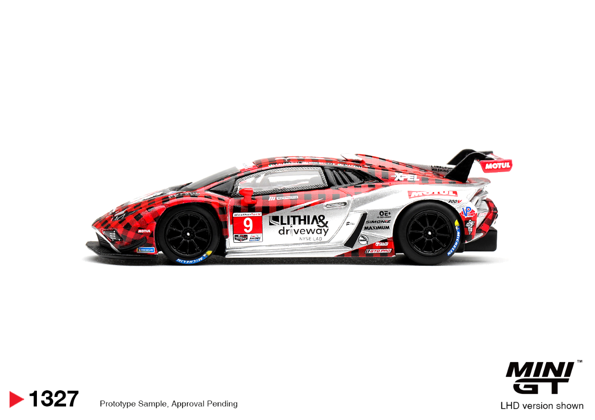 (Pre-Order)Lamborghini Huracan GT3 EVO2 #9  Pfaff Motorsports 2025 IMSA WeatherTech GTD Pro (Box) #1327
