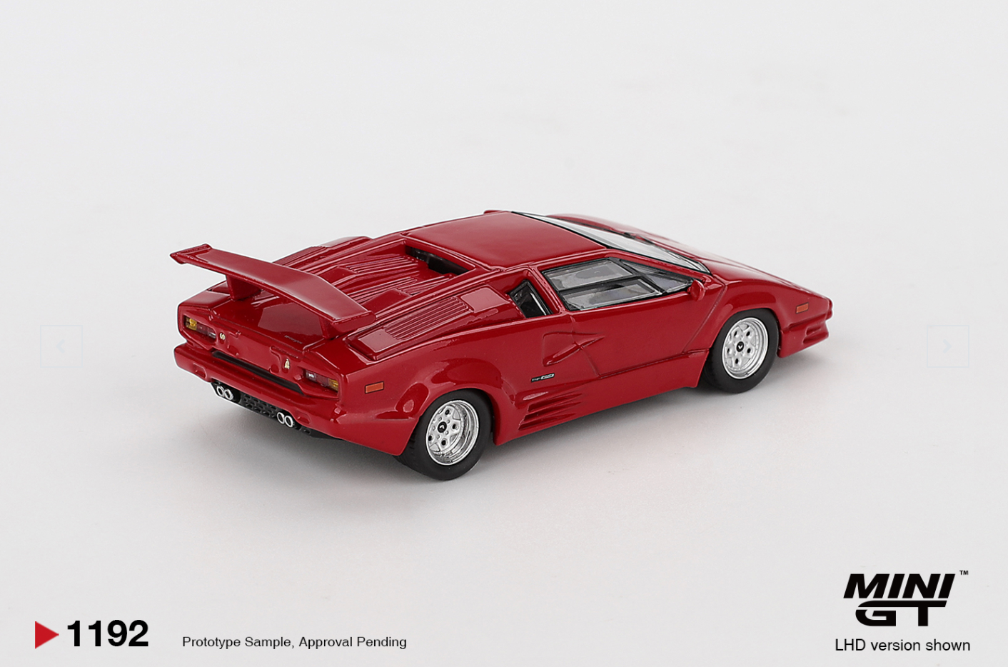 Lamborghini Countach 25th Anniversary Red #1192 (Box version)
