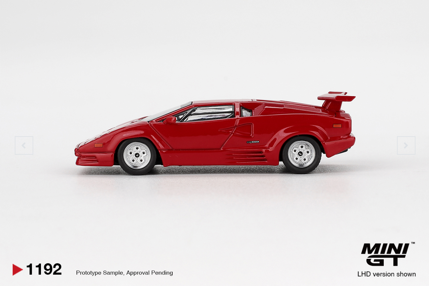 Lamborghini Countach 25th Anniversary Red #1192 (Box version)