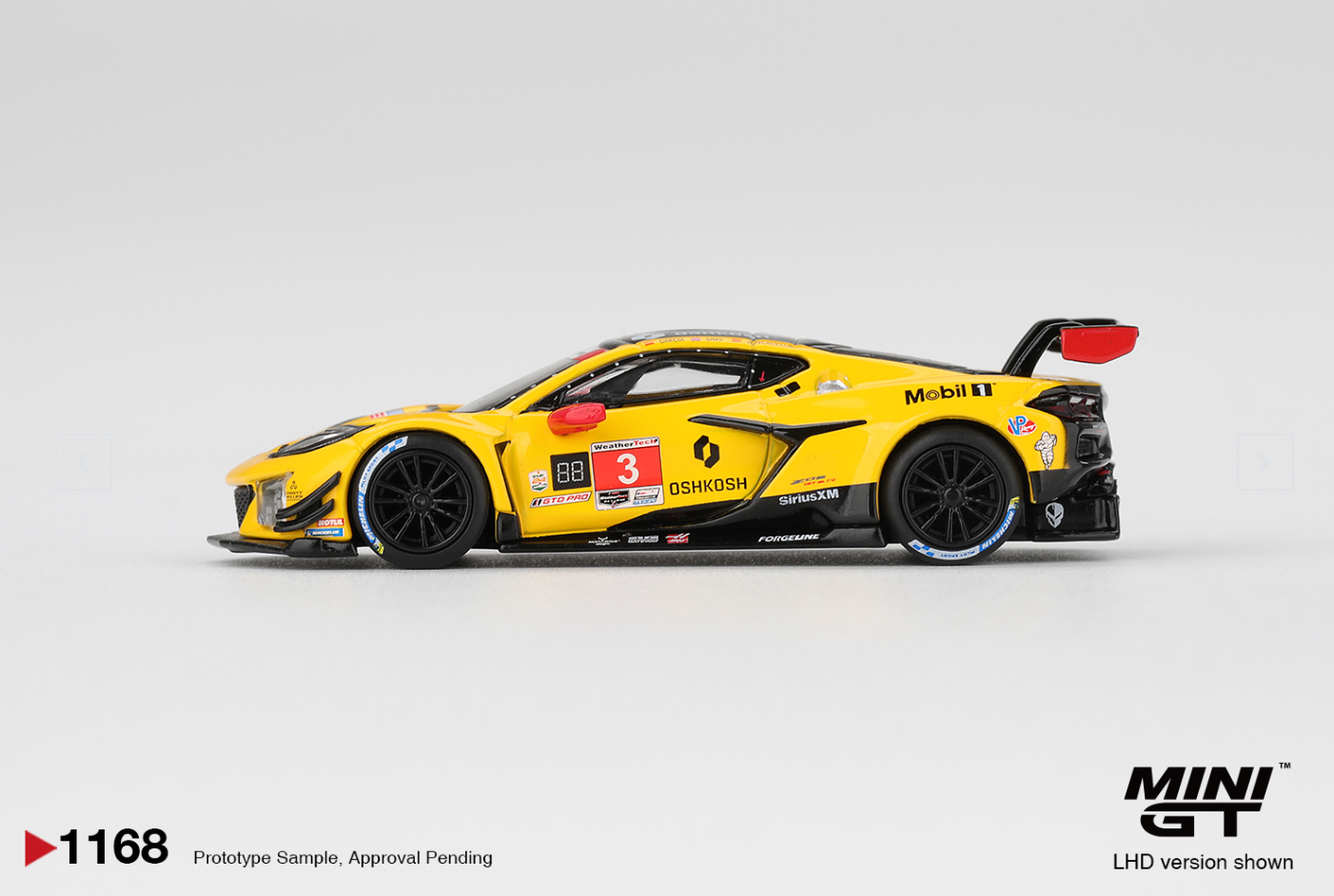 Chevrolet Corvette Z06 GT3.R #3 Corvette Racing by Pratt Miller Motorsports 2025 IMSA Daytona 24 Hrs #1168 (Box Version)