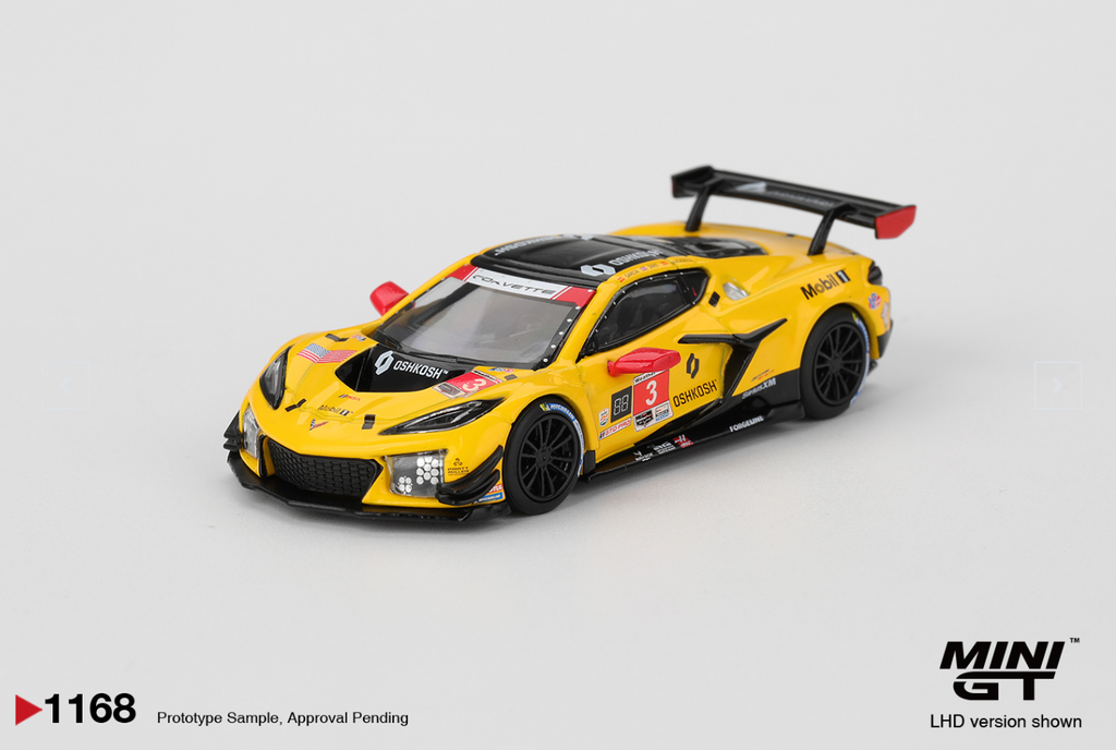 Chevrolet Corvette Z06 GT3.R #3 Corvette Racing by Pratt Miller Motorsports 2025 IMSA Daytona 24 Hrs #1168 (Box Version)