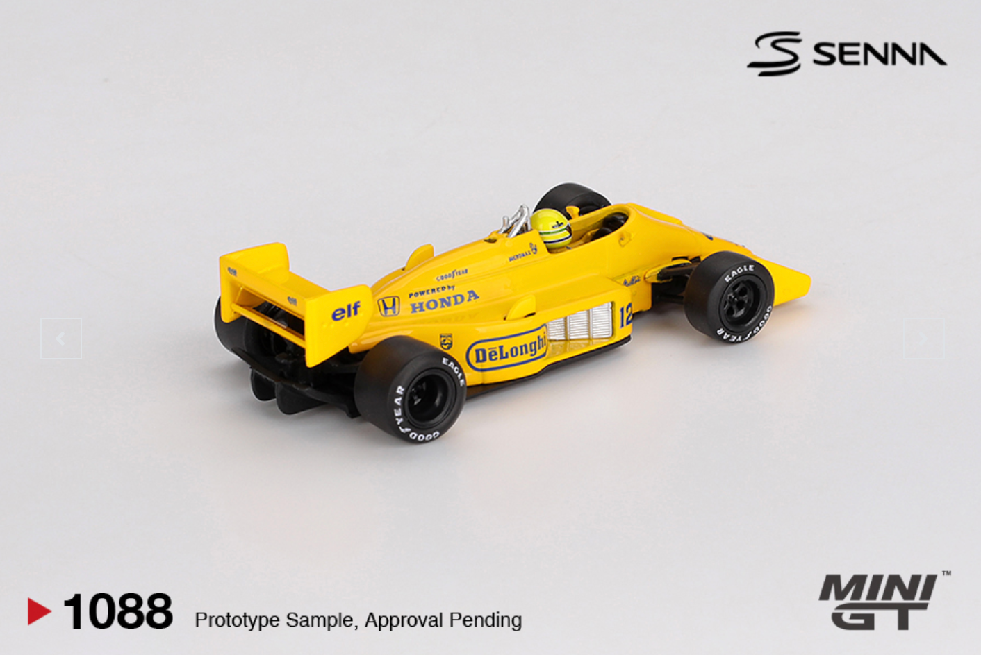 Lotus 99T #12 Ayrton Senna 1987 Monaco Grand Prix Winner #1088 (Box)