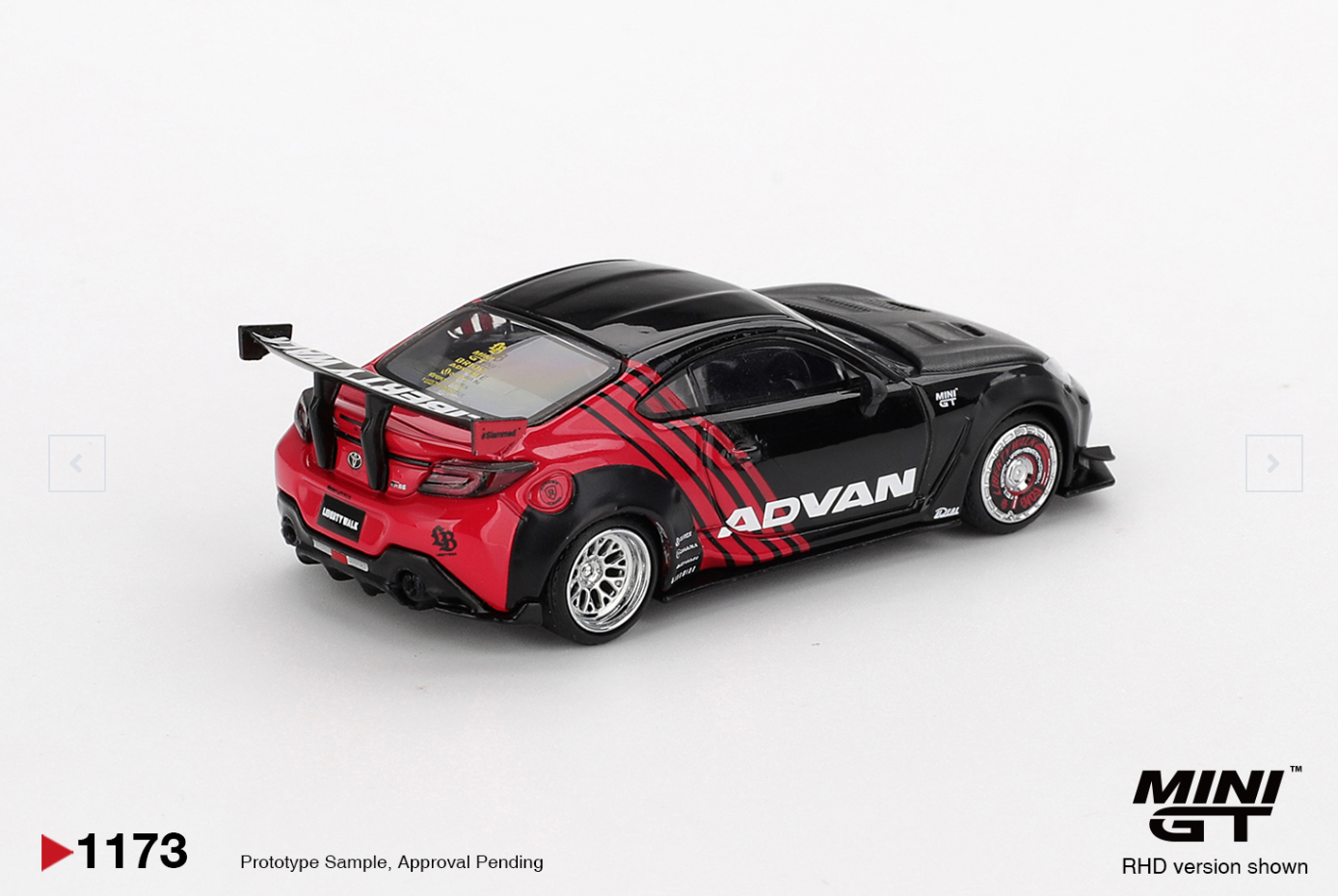 Toyota GR86 LB★Nation Advan #1173 (Box Version)