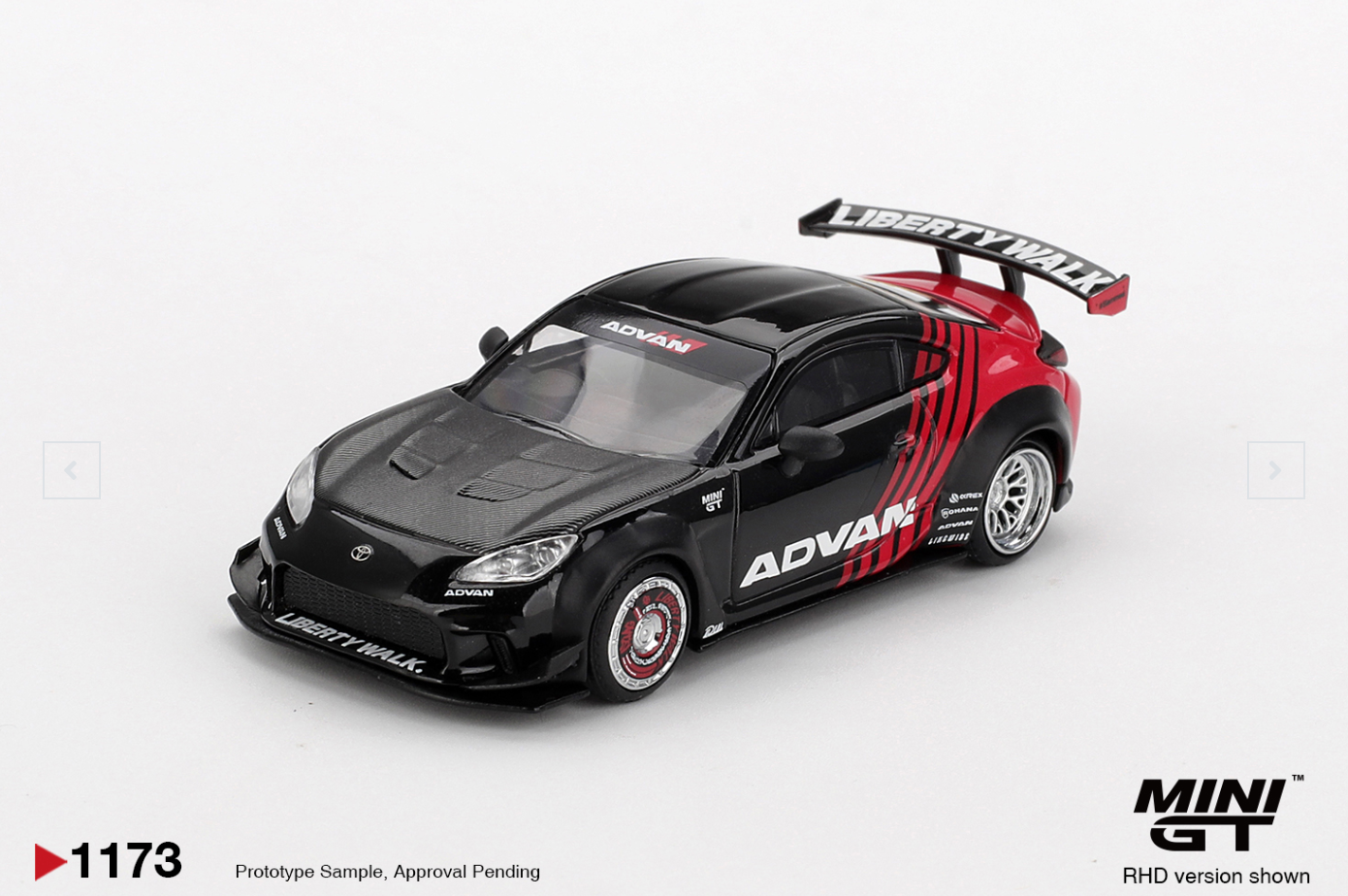 Toyota GR86 LB★Nation Advan #1173 (Box Version)