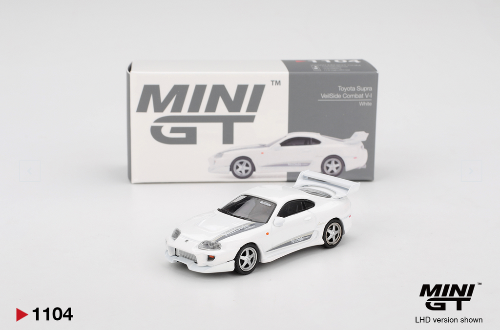 Toyota Supra VeilSide Combat V-I White #1104 (Box)