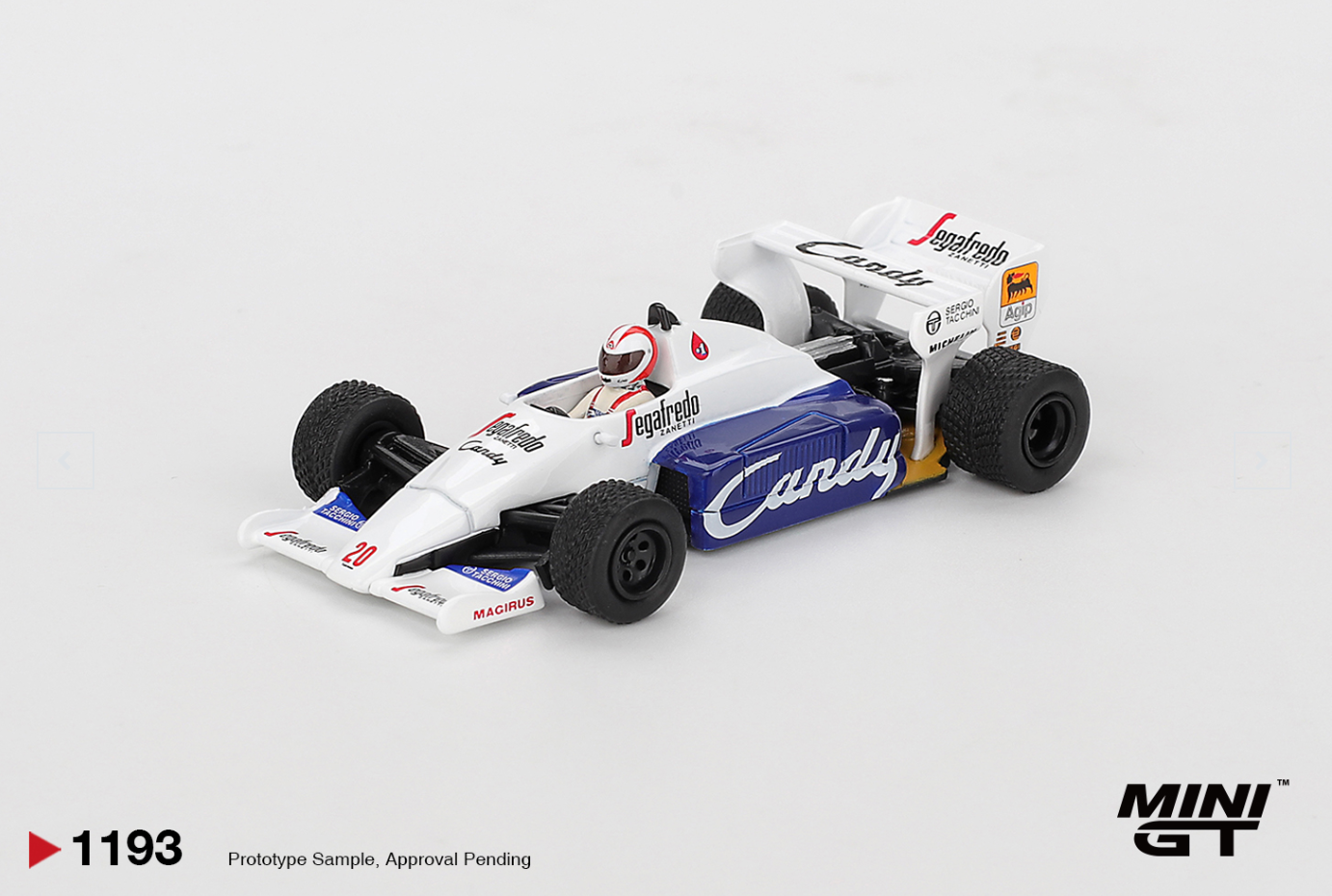 Toleman TG184 #20 Johnny Cecotto 1984 Monaco Grand Prix #1193 (Box Version)