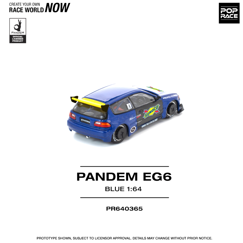 PANDEM CIVIC EG6 BLUEBLACK - PR640365