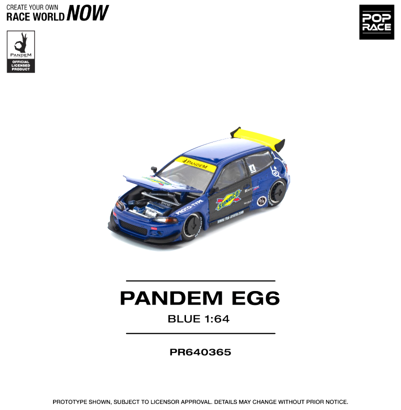 PANDEM CIVIC EG6 BLUEBLACK - PR640365