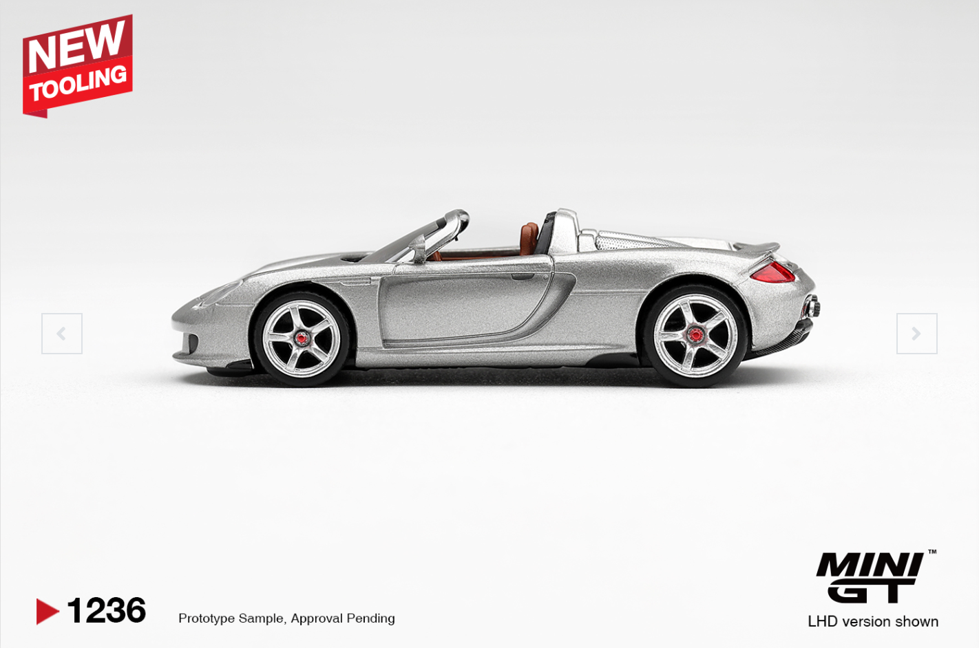 (Pre-Order)Porsche Carrera GT GT Silver (Box) #1236