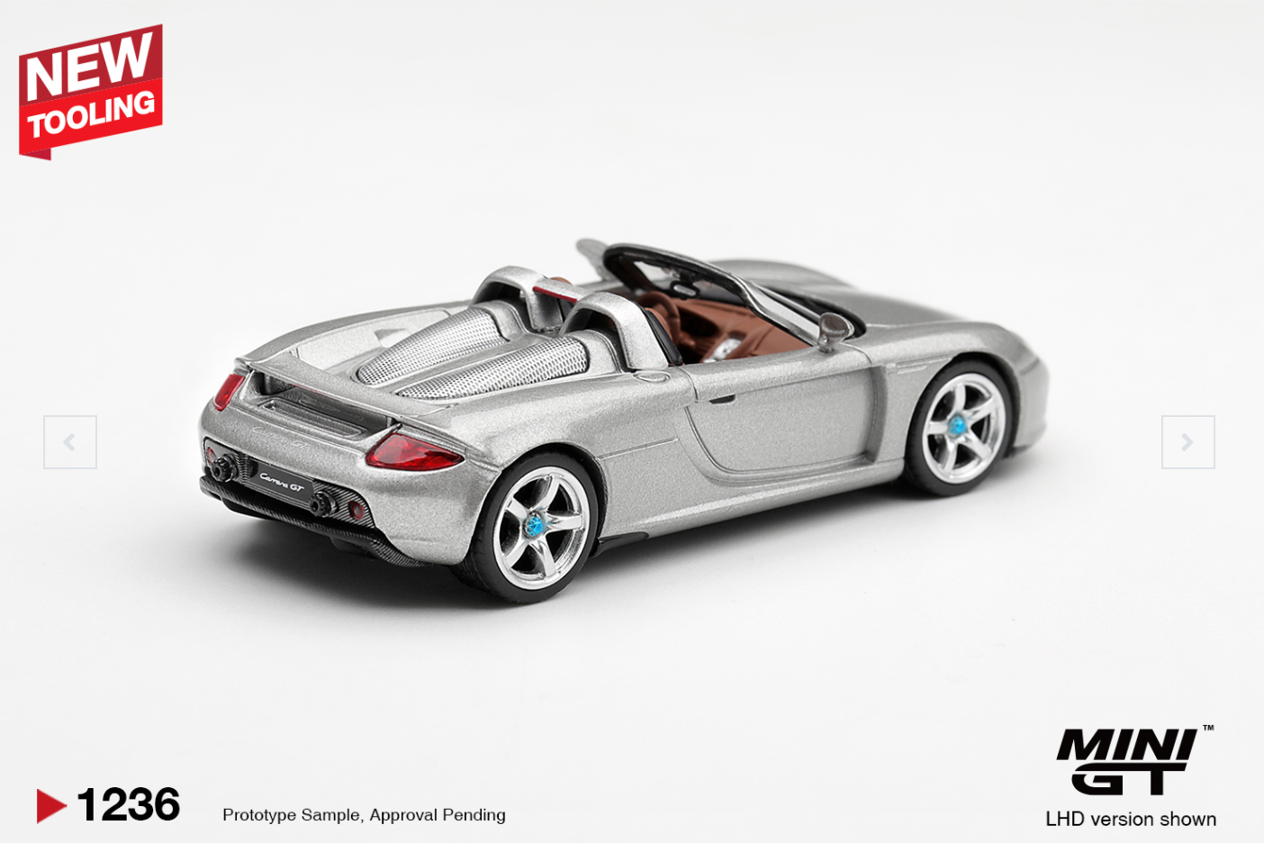 (Pre-Order)Porsche Carrera GT GT Silver (Box) #1236
