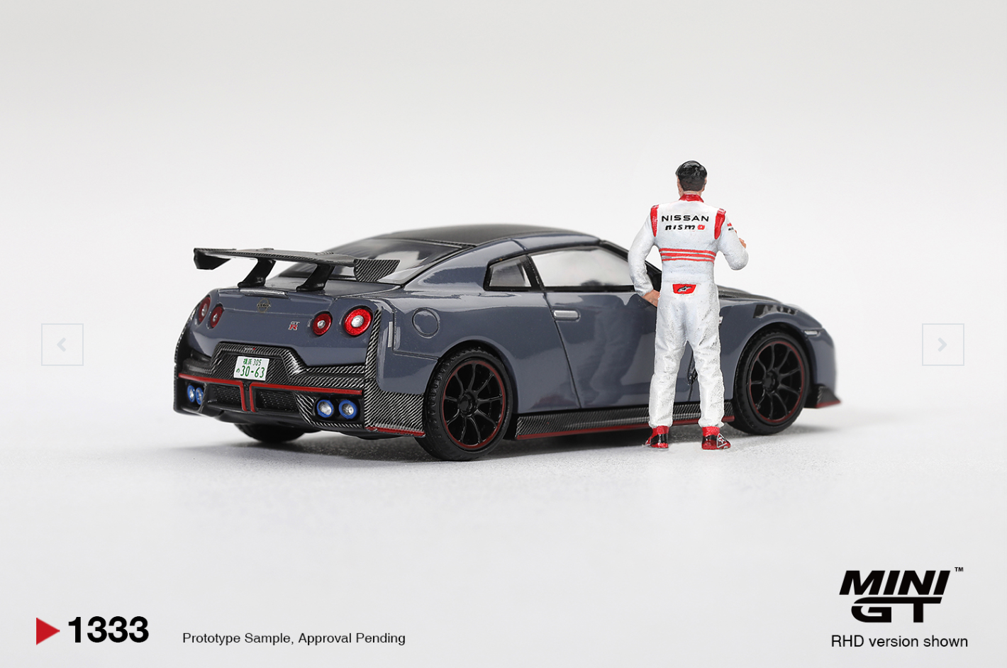 (Pre-Order)Nissan GT-R Nismo 2024 Tsukuba Production Car Lap Record W/ Matsuda Figure #1333