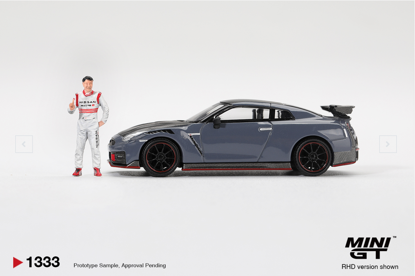 (Pre-Order)Nissan GT-R Nismo 2024 Tsukuba Production Car Lap Record W/ Matsuda Figure #1333