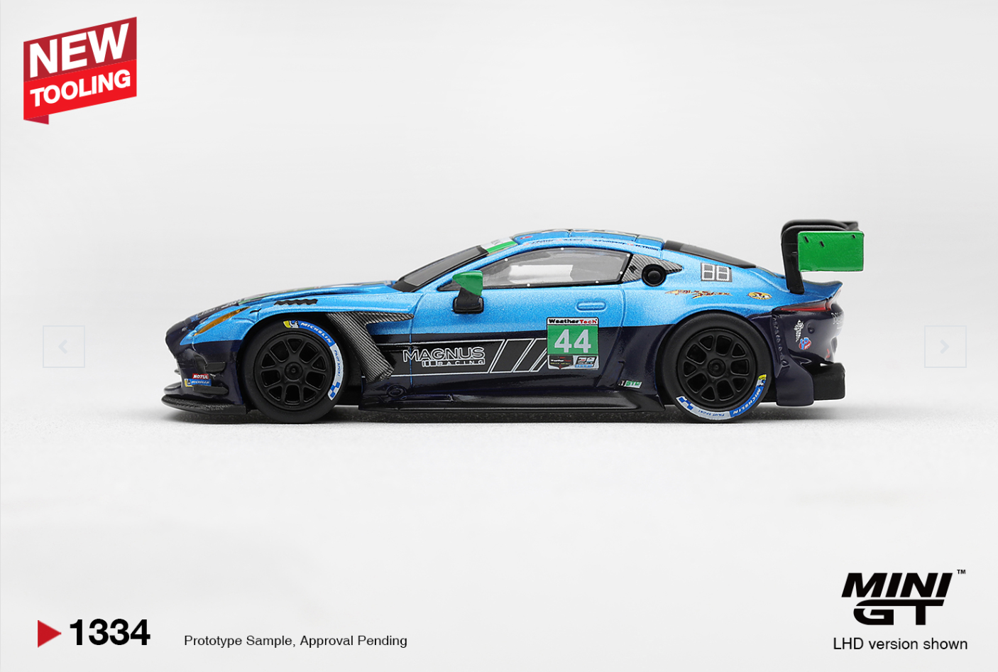 (Pre-Order) Aston Martin Vantage GT3 Evo #44 Magnus Racing 2025 IMSA Daytona 24 Hrs (Blister) #1334