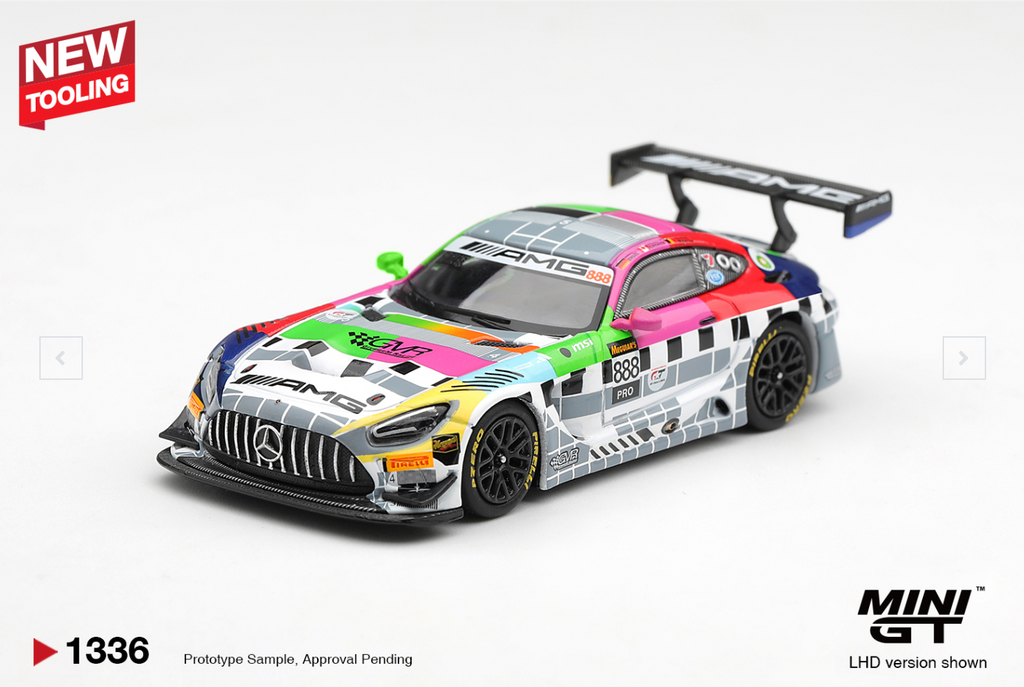 (Pre-Order) Mercedes-AMG GT3 #888 Mercedes-AMG Team GMR Meguiar´s Bathurst 12 Hour 2025 (BOX) #1336