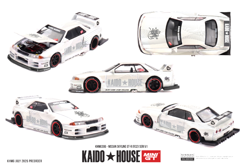 (Pre-Order) Nissan Skyline GT-R (R32) SERI V1  - Kaido House #306