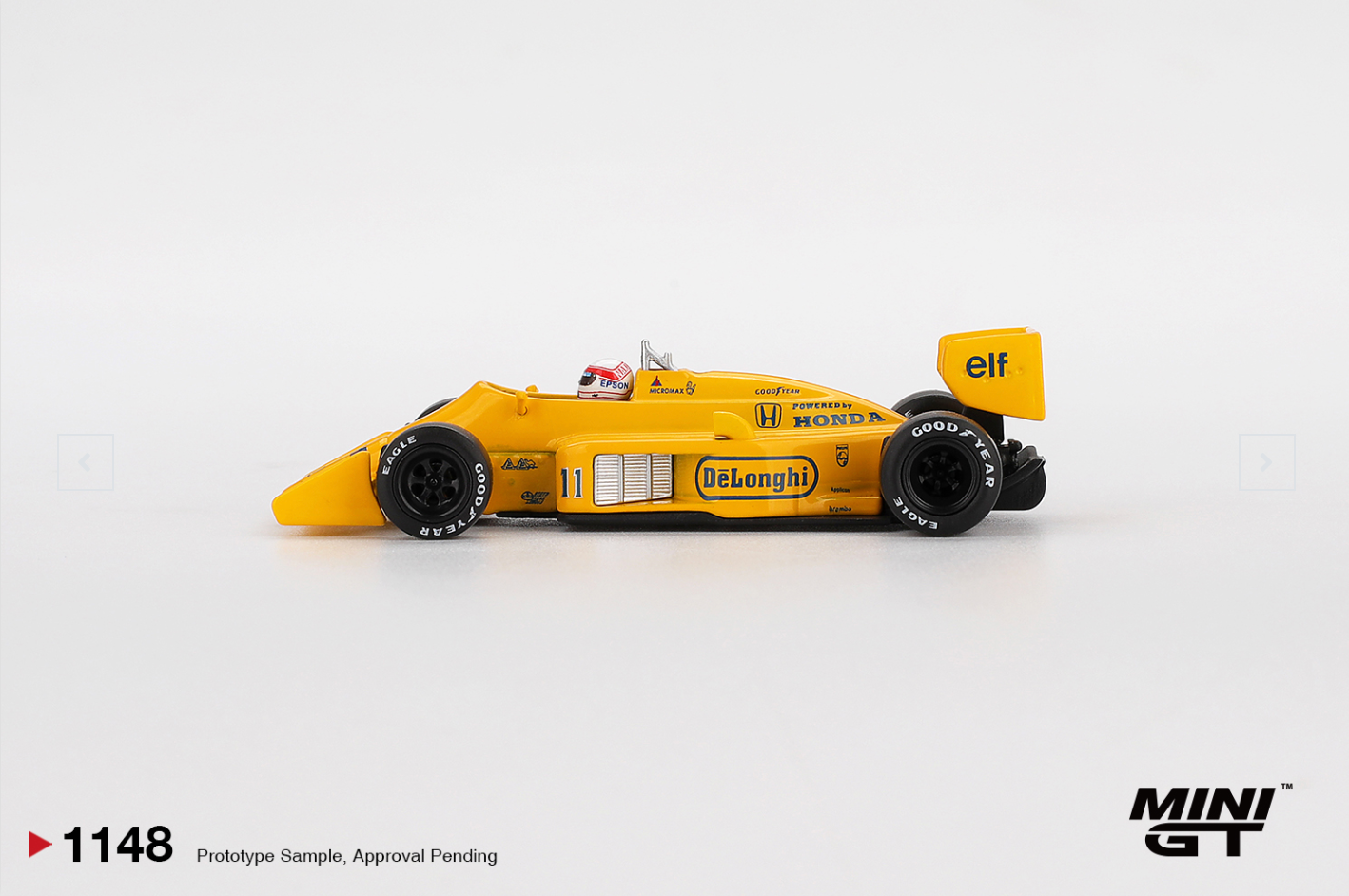 Lotus 99T #11 Satoru Nakajima 1987 Monaco Grand Prix (Box) #1148