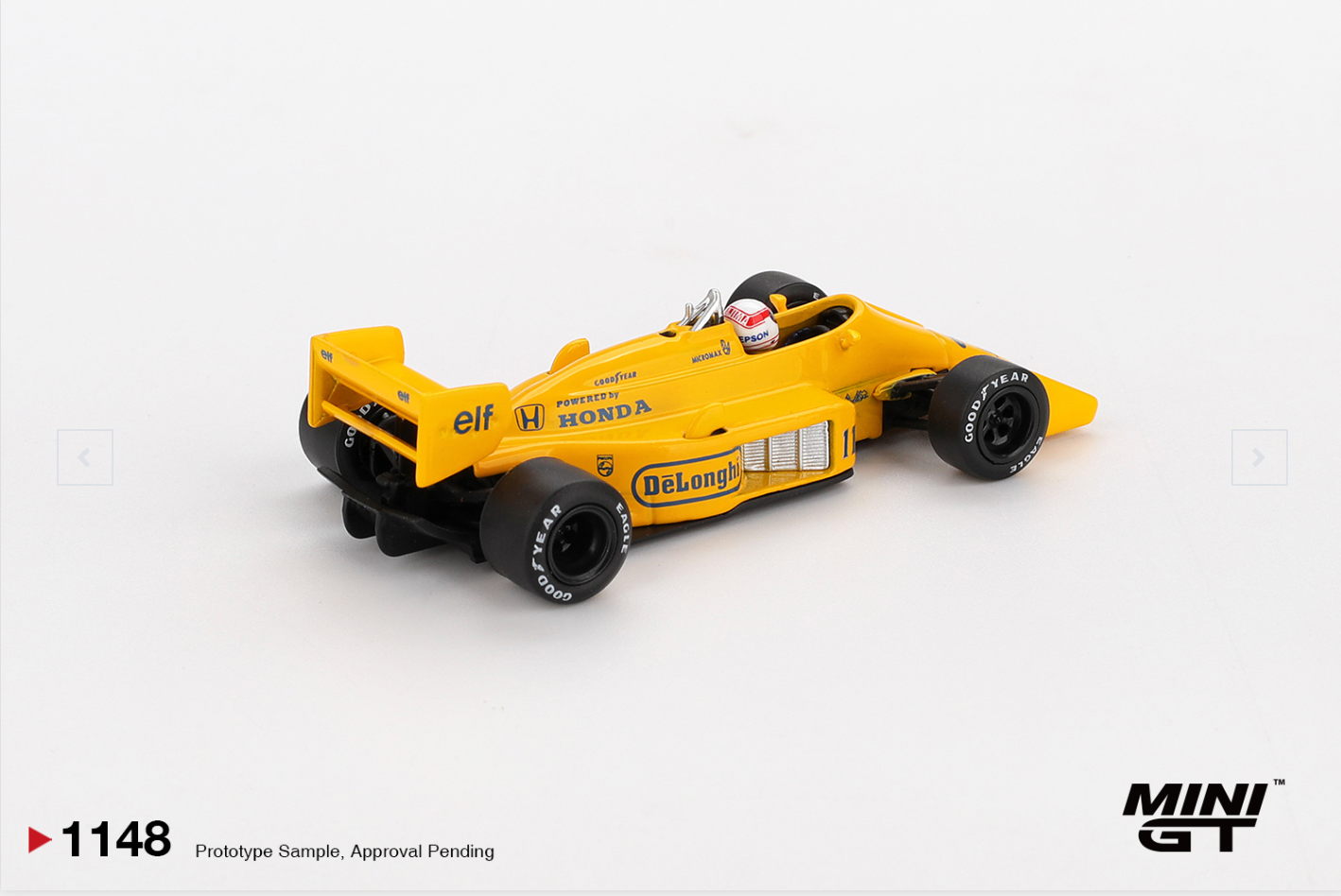 Lotus 99T #11 Satoru Nakajima 1987 Monaco Grand Prix (Box) #1148
