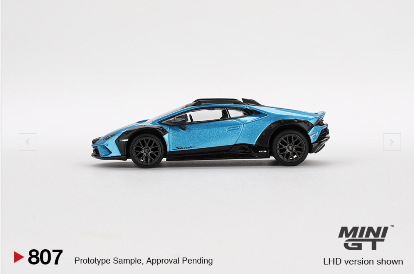 (Pre-Order)Lamborghini Huracán Sterrato Blu Aegir [Box Version] #807