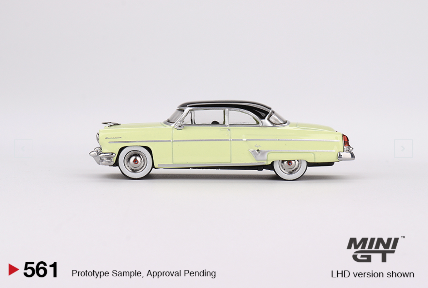 (Pre-Order) Lincoln Capri 1954 Premier Yellow #561 [Box Version]