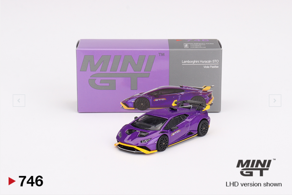 (Pre-Order) Lamborghini Huracán STO Viola Pasifae #746 [Blister Version]