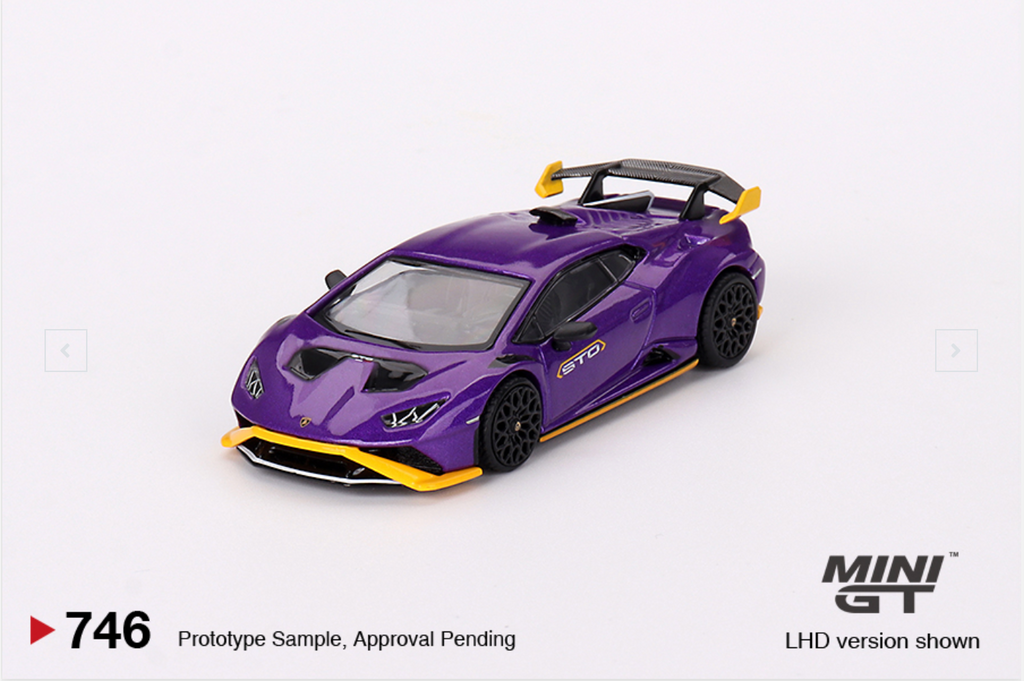 (Pre-Order) Lamborghini Huracán STO Viola Pasifae #746 [Blister Version]