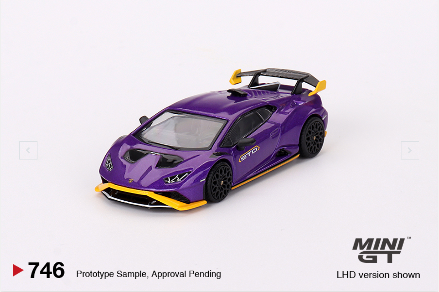 (Pre-Order) Lamborghini Huracán STO Viola Pasifae #746 [Blister Version]