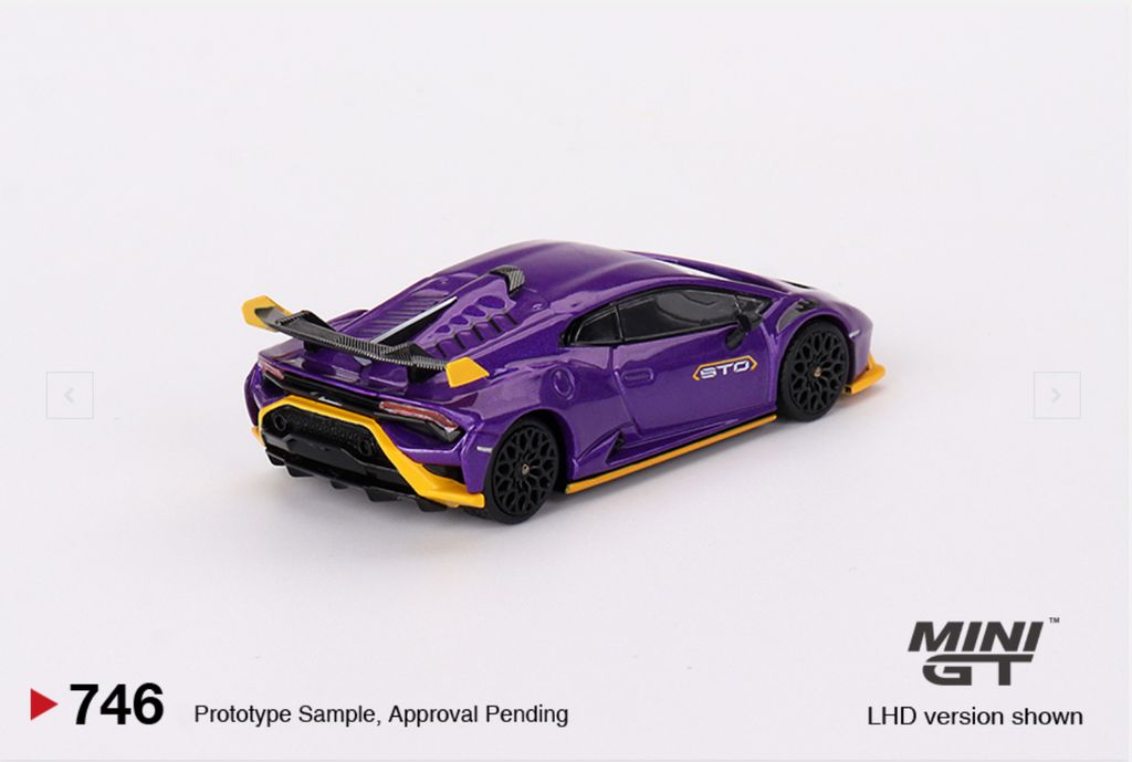 (Pre-Order) Lamborghini Huracán STO Viola Pasifae #746 [Blister Version]