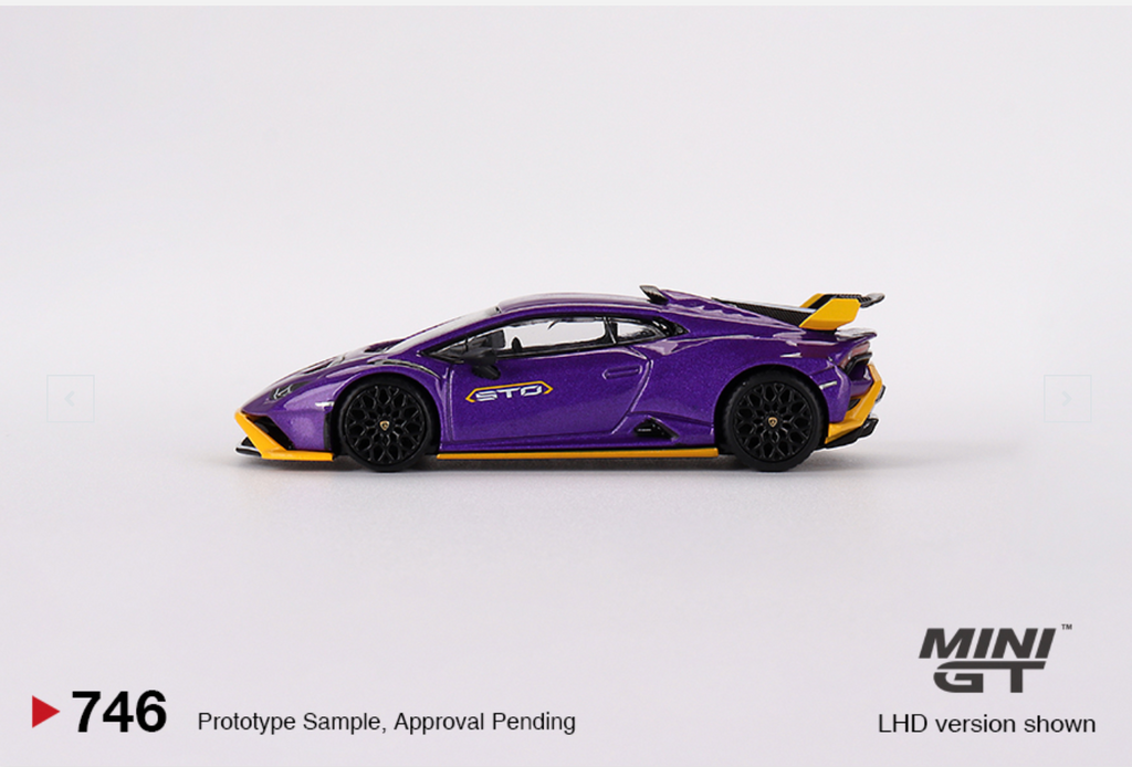 (Pre-Order) Lamborghini Huracán STO Viola Pasifae #746 [Blister Version]