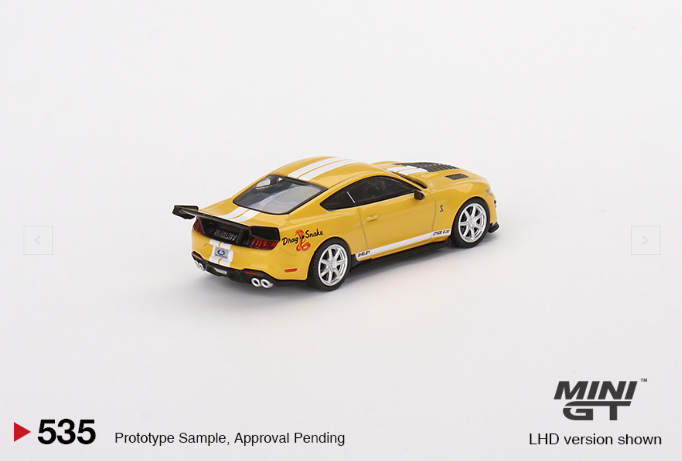 (Pre-Order) Shelby GT500 Dragon Snake Concept Yellow #535 [Blister]