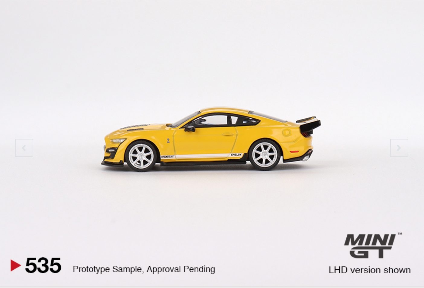 (Pre-Order) Shelby GT500 Dragon Snake Concept Yellow #535 [Blister]