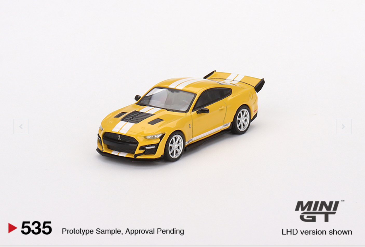 (Pre-Order) Shelby GT500 Dragon Snake Concept Yellow #535 [Blister]