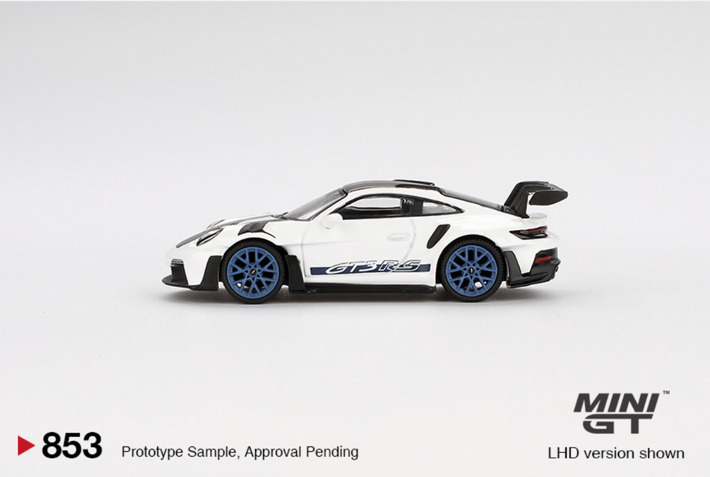 (Pre-Order) Porsche 911 (992) GT3 RS Weissach Package White with Indigo Blue #853 [BOX]