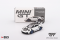 (Pre-Order) Porsche 911 (992) GT3 RS Weissach Package White with Indigo Blue #853 [BOX]