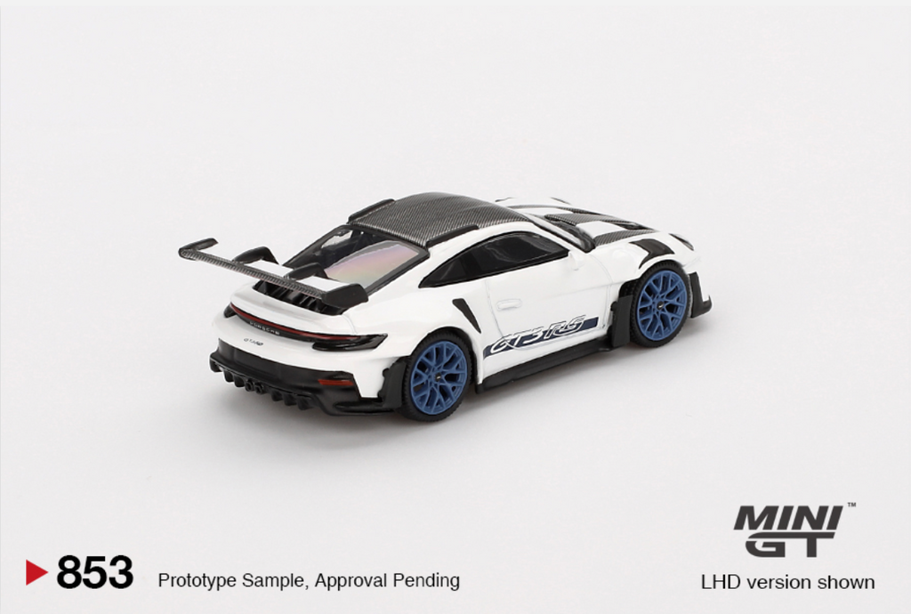 (Pre-Order) Porsche 911 (992) GT3 RS Weissach Package White with Indigo Blue #853 [BOX]