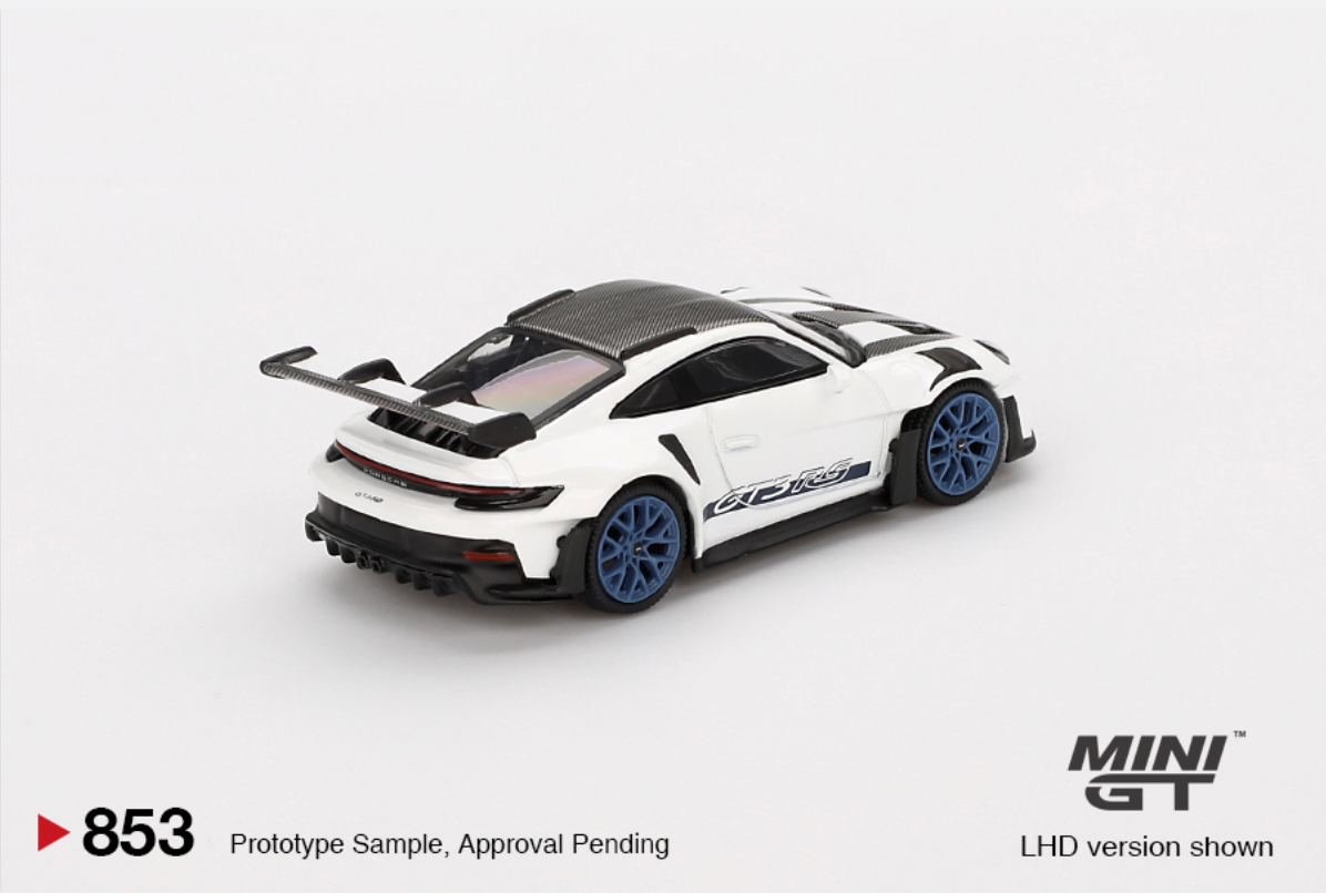 (Pre-Order) Porsche 911 (992) GT3 RS Weissach Package White with Indigo Blue #853 [BOX]
