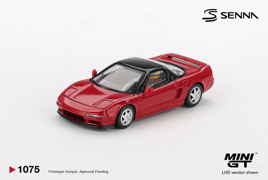 Honda NS-X Prototype Midship Sports 1989 Ayrton Senna w/ Figure #1075