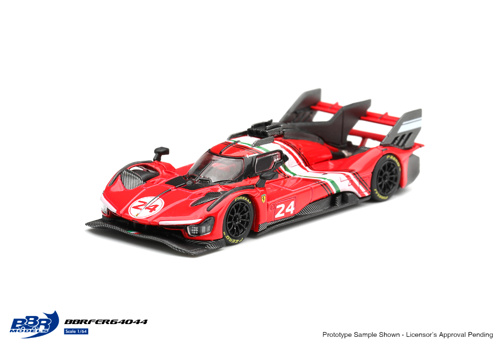 (Pre-Order) Ferrari 499P Modificata – Rosso Corsa - BBR Models - BBRFER64044