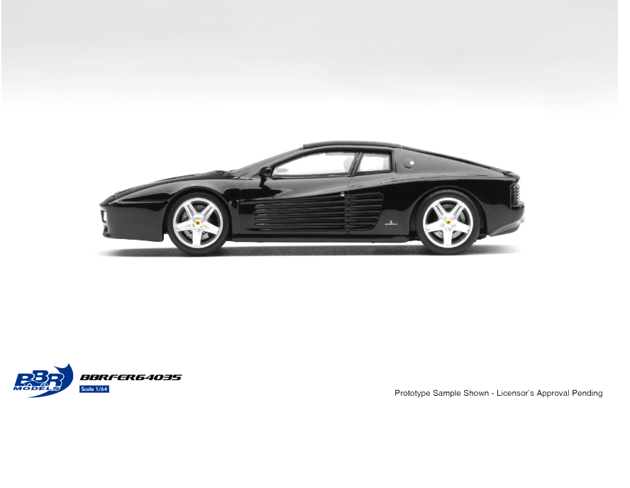(Pre-Order) Ferrari 512 TR – Nero - BBR Models - BBRFER64035
